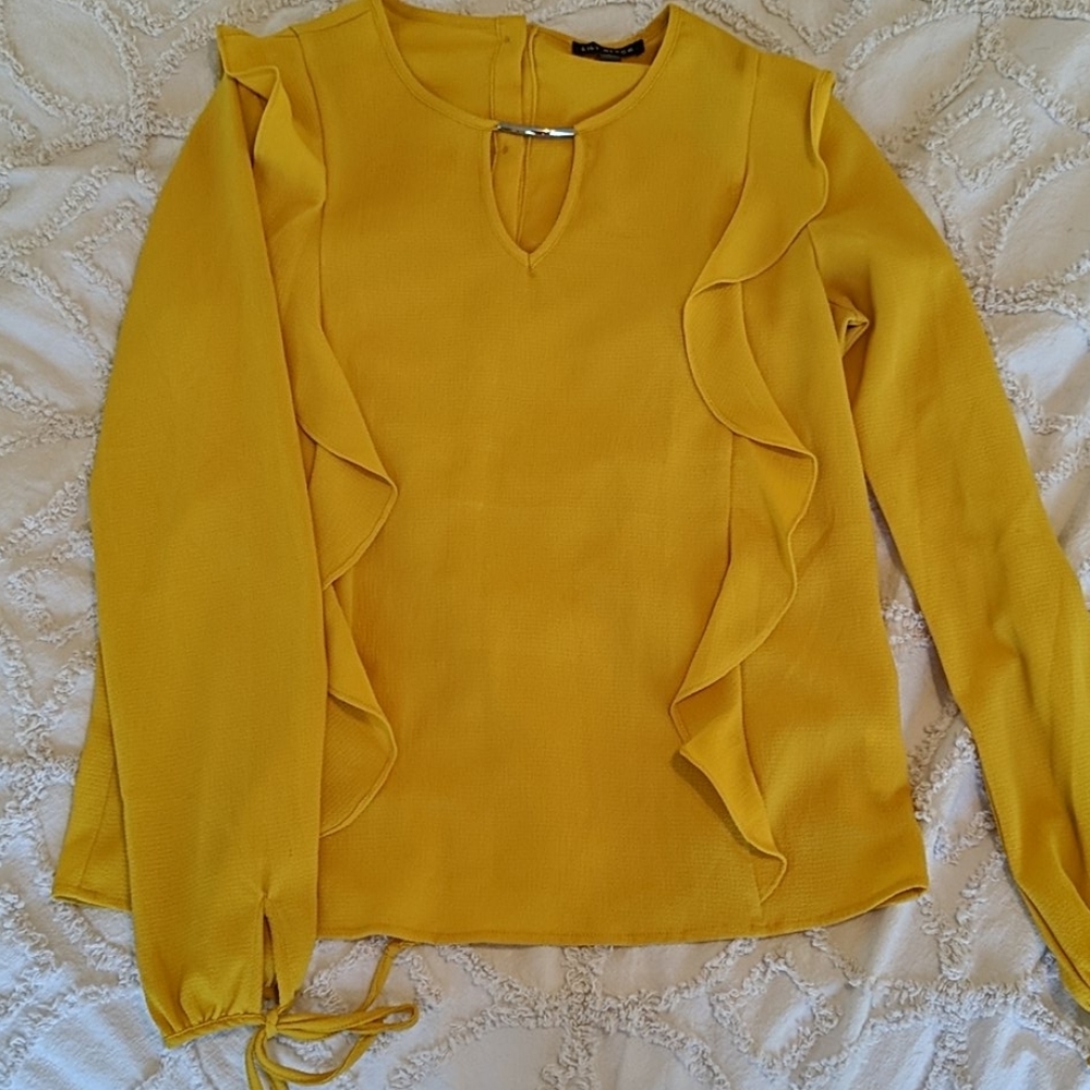 Gold blouse